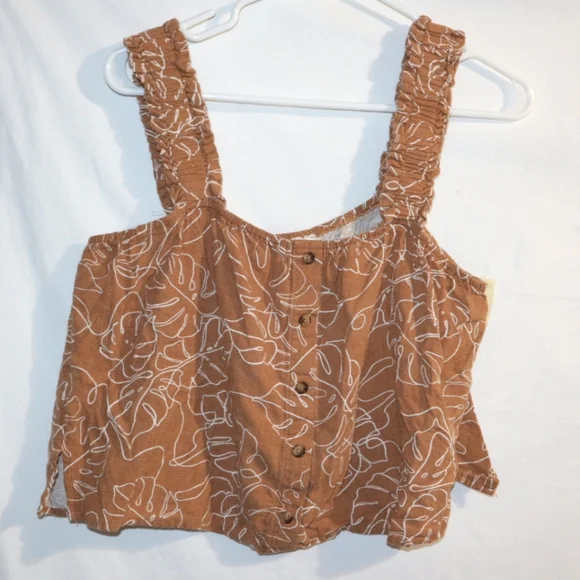 Sadie & Sage Orange Crop Top - Picture 2 of 9